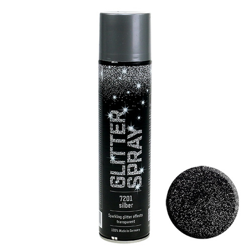 Floristik24.nl Glitterspray zilver 400ml7201