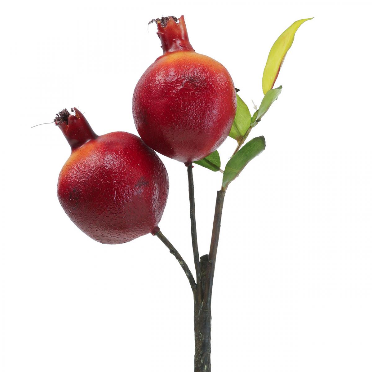 wereld hoesten Miljard Floristik24.nl Decoratieve tak granaatappel decoratie, decoratief fruit,  decoratieve granaatappel 39cm - goedkoop online kopen