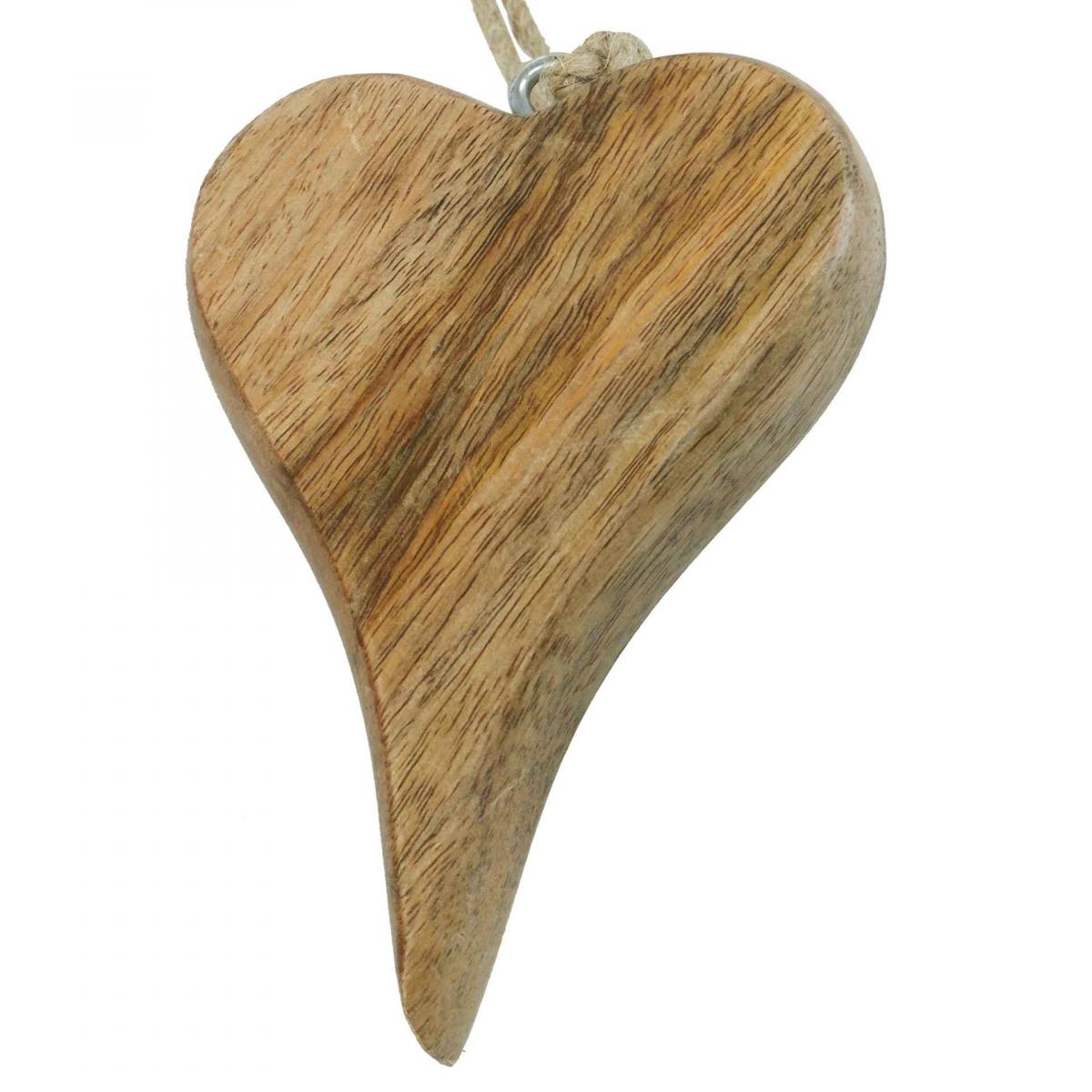 Structureel Verplicht Scheiden Floristik24.nl Houten hart deco hanger hart hout decoratie om natuur op te  hangen 14cm - goedkoop online kopen