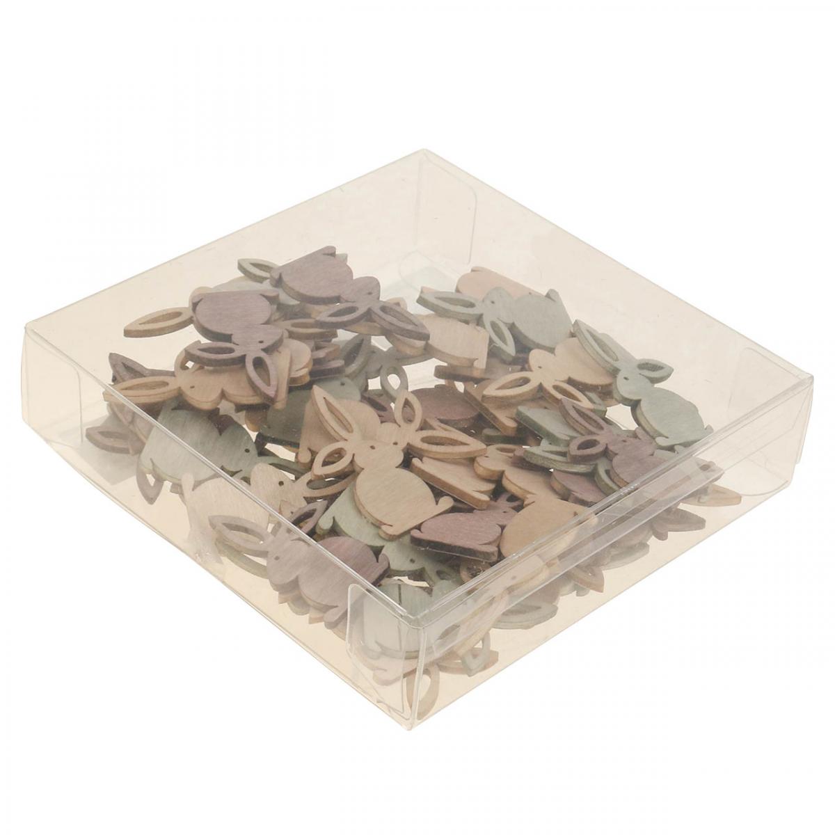 LIVESTN 54 stuks decoratieve houten vissen, 9 grote vis, doopdecoratie, 45 stuks, strooidecoratie, vissen, houten decoratie, vissen, strooidecoratie, jongen meisjes, decoratie, doop, communie, vormsel, decoratie