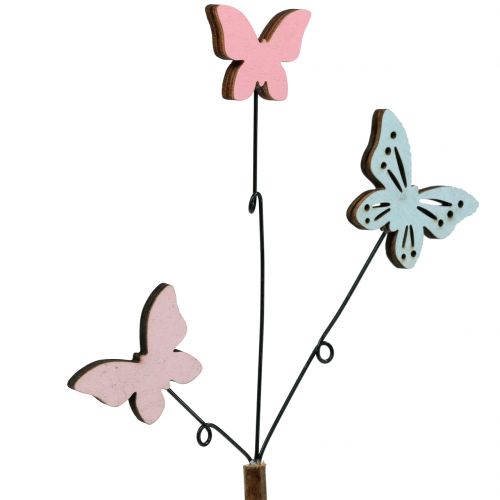 Decoratieve plug vlinder H43cm 6st | Floristik24.nl
