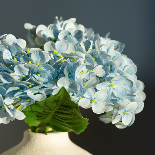 Artikel Kunstmatige hortensia's, levensecht ontwerp, voor woonkamerdecoratie, 34 cm, 3 stuks