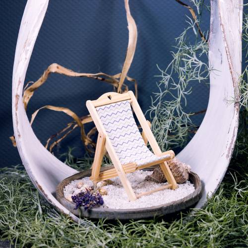 Decoratieve ligstoel zigzagpatroon H15cm 3 stks