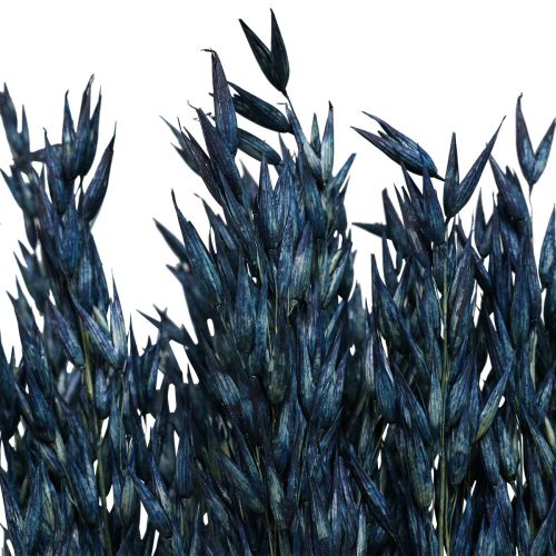 Artikel Droogbloemen, haver gedroogde graandecoratie blauw 68cm 230g