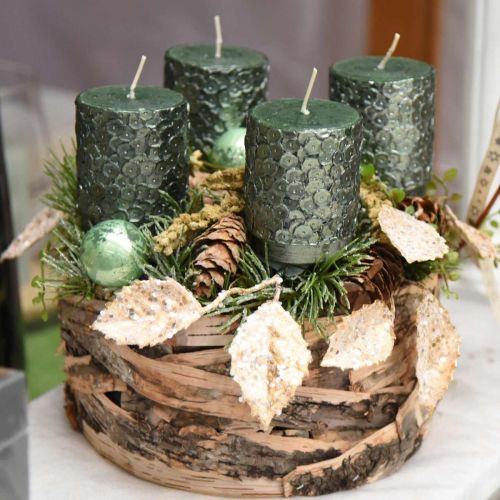 Floristik24 Decoratieve tak goud en glitter Kerstdecoratie tak glitter 65cm