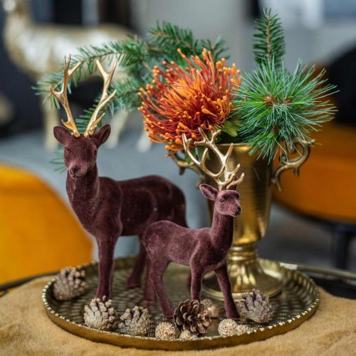Floristik24 Oriënt-optisch dienblad, gouden decoratieve plaat, metalen decoratie Ø18.5cm