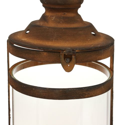 Floristik24 Deco Lantaarn Lantaarn Roest Look Metaal Deco Ø15cm H46cm