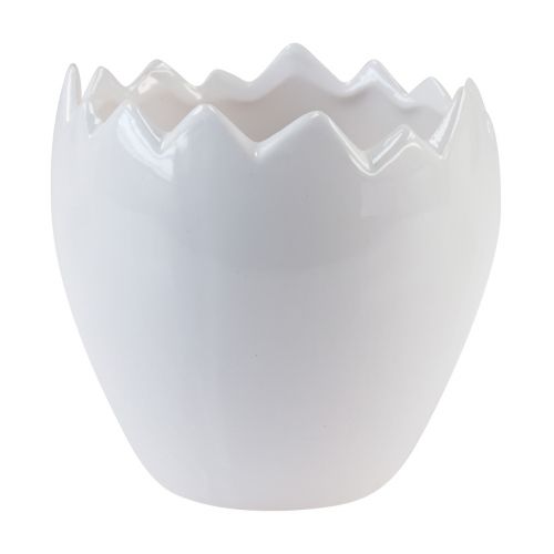 Floristik24 Bloempot keramiek eiwit plantenbak Ø11,5cm H11,5cm 3 st