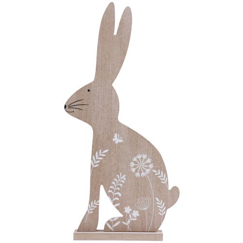 Artikel Paashaas Paasdecoratie houten decoratief konijntje zittend 20×40cm