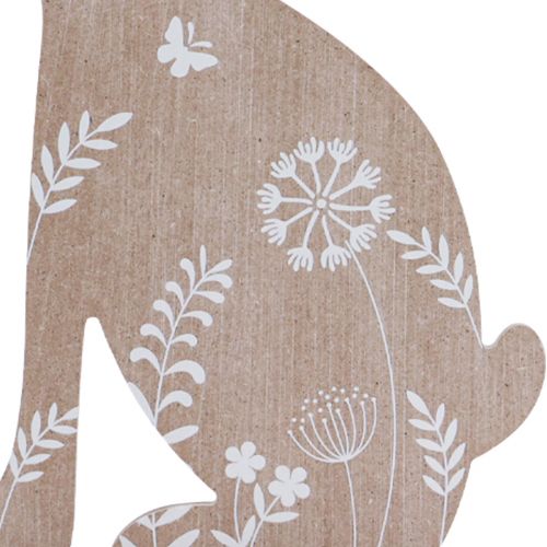 Artikel Paashaas Paasdecoratie houten decoratief konijntje zittend 20×40cm