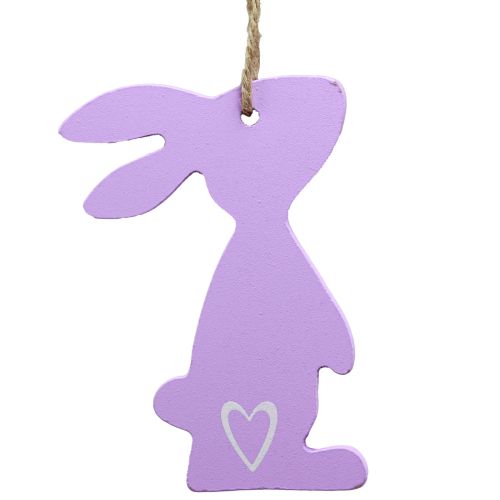 Artikel Paashaasdecoratie hangende decoratie hout Paasdecoratie pastel 10cm 10st