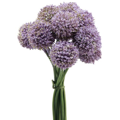 Floristik24 Kunstbloemen Bolbloem Allium Kunstpaars 25cm 12 st