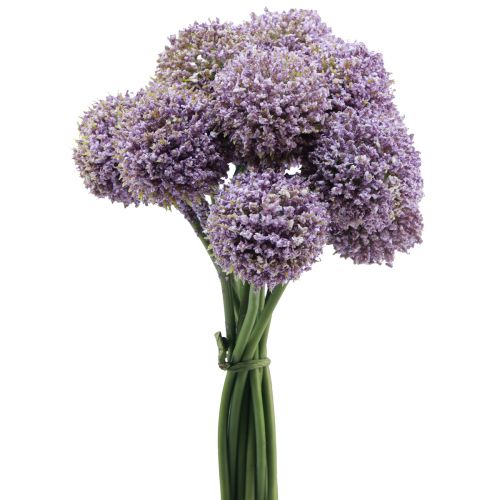 Artikel Kunstbloemen bolbloem allium kunstpaars 25cm 12st