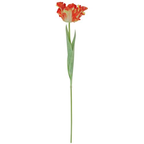 Floristik24 Kunstbloem papegaaitulp kunsttulp oranje 69cm