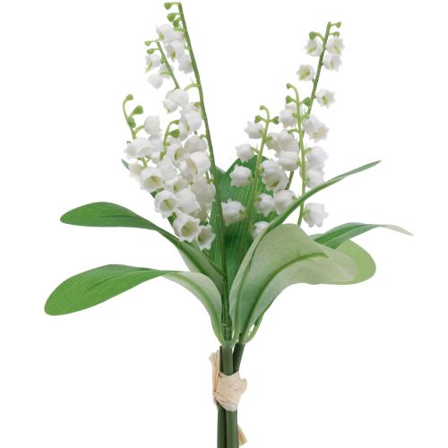 Artikel Decoratieve lelietje-van-dalen kunstbloemen wit lente 31cm 3st