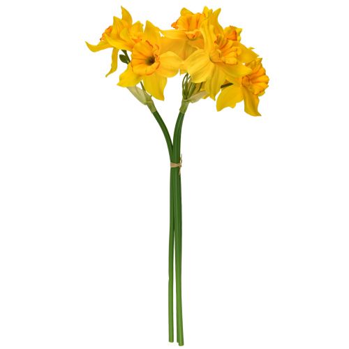 Artikel Narcissen decoratie kunstbloemen gele narcissen 38cm 3 st