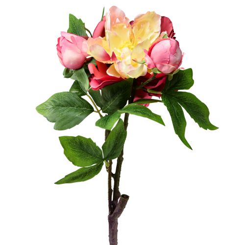 Artikel Pioenrozen Zijden Bloemen Kunstbloemen Roze Roze 68cm