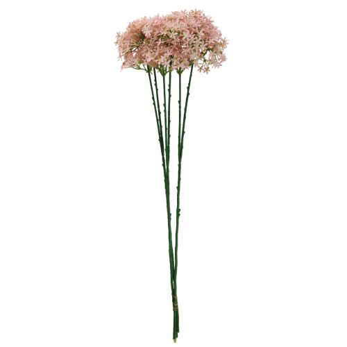 Floristik24 Decoratieve bloem Wild Allium kunstroze 70cm 3st
