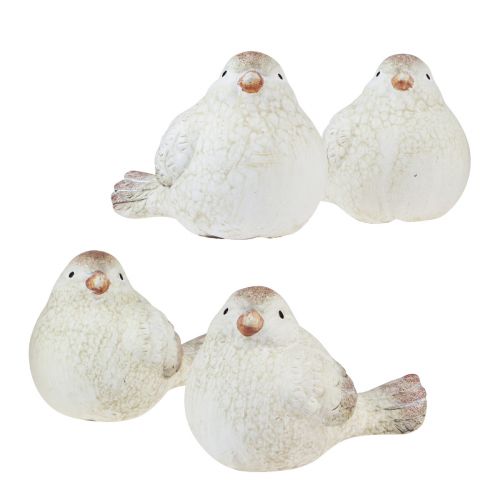 Floristik24 Tafeldecoratie lentedecoratie decoratieve vogelfiguren 8,5 cm 4 st