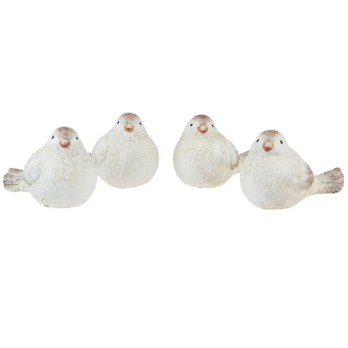 Floristik24 Tafeldecoratie lentedecoratie decoratieve vogelfiguren 8,5 cm 4 st