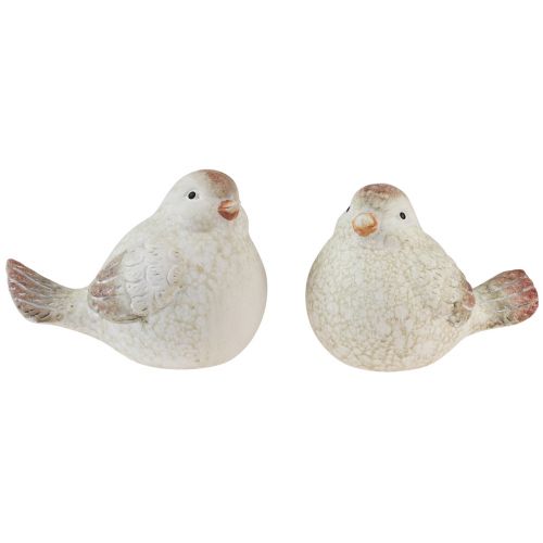 Floristik24 Tafeldecoratie lentedecoratie decoratieve vogelfiguren 11,5/12,5cm 2st