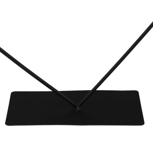 Floristik24 Hartvormige metalen lus decoratieve ring voor staand B29,5cm