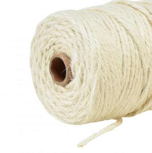 Artikel Jute lint jute koordlint jute crème sierlint wit Ø4mm 100m