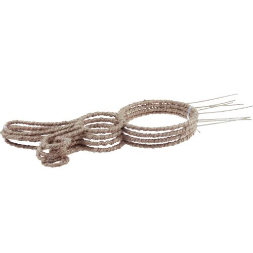 Artikel Paashaas decoratieve decoratieve plug konijn metaal naturel H36cm 4 st