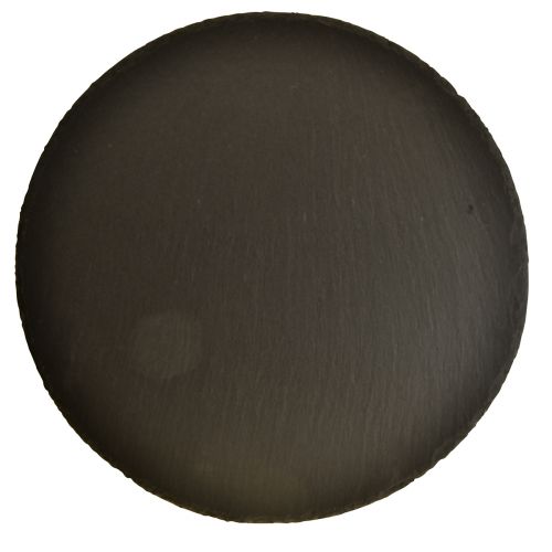Artikel Natuurleisteen bord rond stenen dienblad zwart Ø15cm 6st
