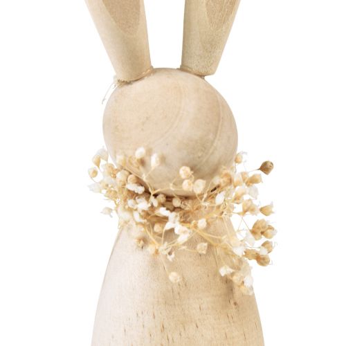 Floristik24 Houten konijntjes decoratie Paashazen hout naturel 5×4×15,5cm 3st