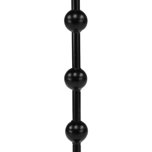 Artikel Stokkandelaar kandelaar zwart metaal Ø7cm H19,5cm