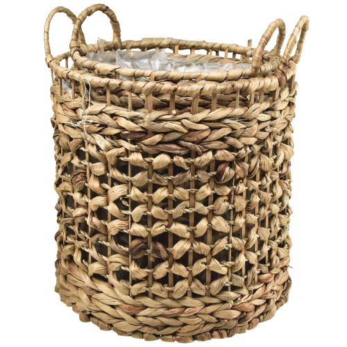 Artikel Plantenmand zeegrasmand waterhyacint Ø31/26cm set van 2