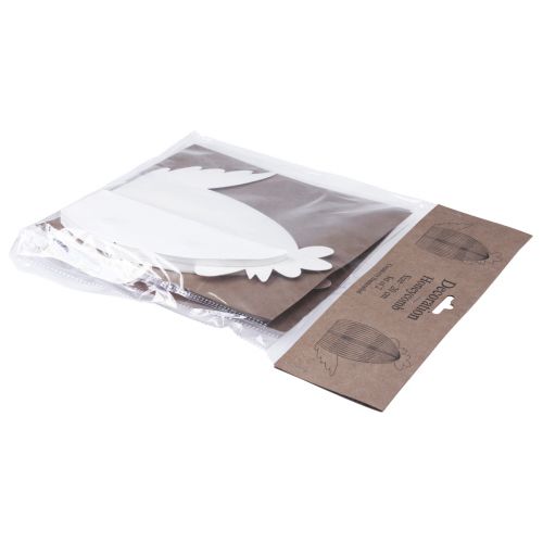 Artikel Decoratie Kip Wit Oranje Honingraat Figuren Pasen 19×12×20cm 2 st