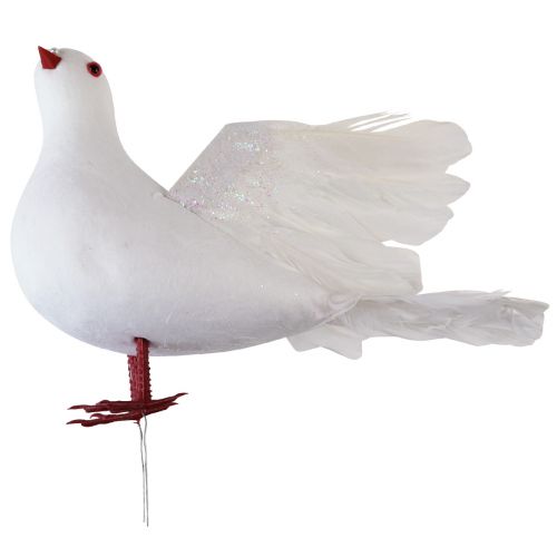 Artikel Bruiloft decoratie decoratieve duif witte bruiloft duif decoratie 17×23cm
