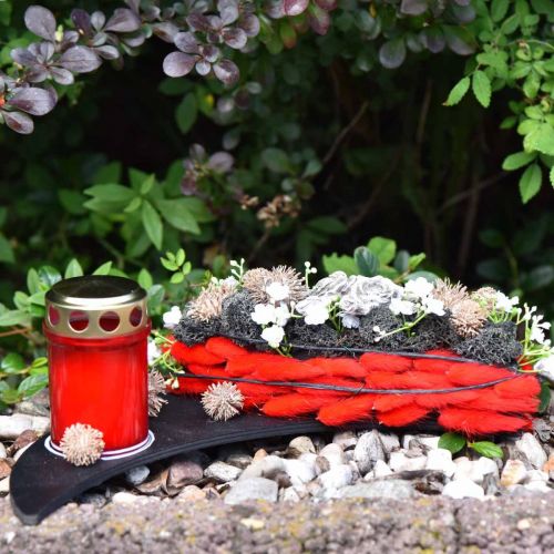 Artikel Graflamp cilindrisch rood Ø6cm H10cm 12 st