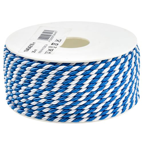 Artikel Koord blauw wit cadeaulint sierkoord sierlint 25m