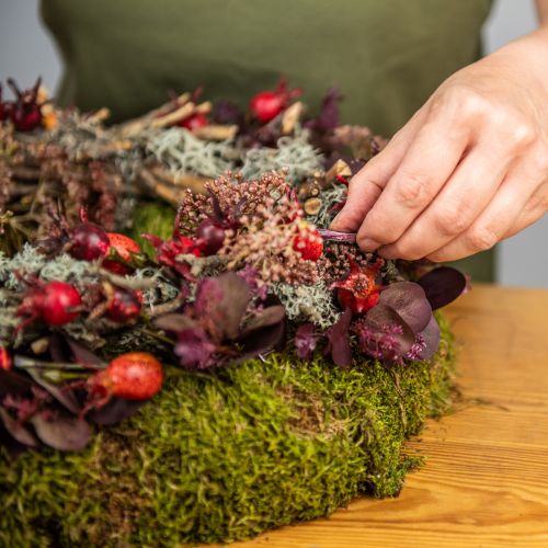Artikel Decoratief mos voor het maken van lichtgroen natuurlijk mos geconserveerd 150g
