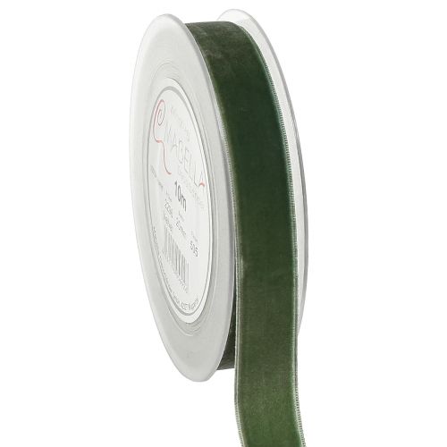 Fluwelen lint groen decoratief lint fluwelen cadeaulint B20mm L10m