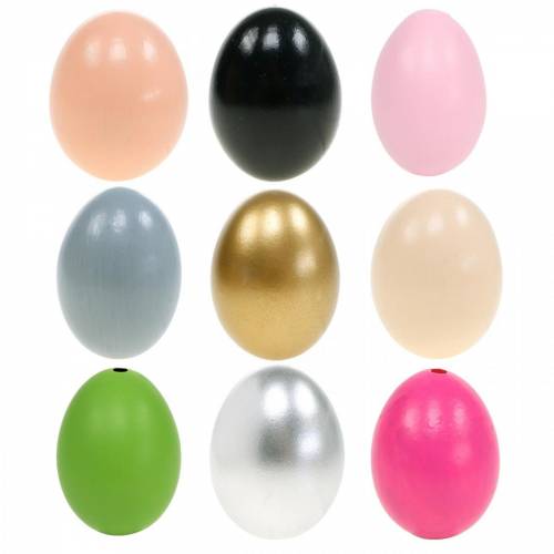Artikel Kippeneieren geblazen eieren Paasdecoratie diverse kleuren 10 stuks