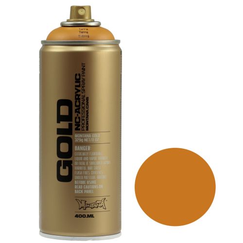 Spuitverf Spray Oker Montana Gold Terra Matt 400ml