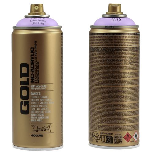 Artikel Spuitverf Spray Montana Gold Licht Paars Mat 400ml