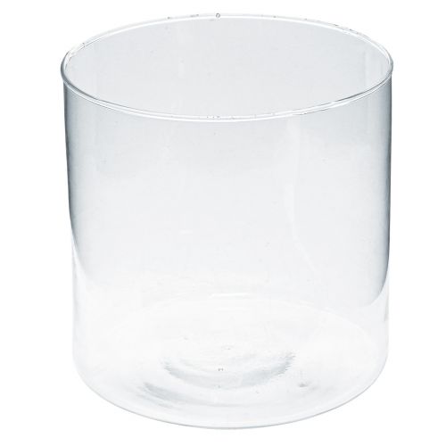 Glazen vaas glazen cilinder bloemenvaas glas decoratie H15cm Ø15cm