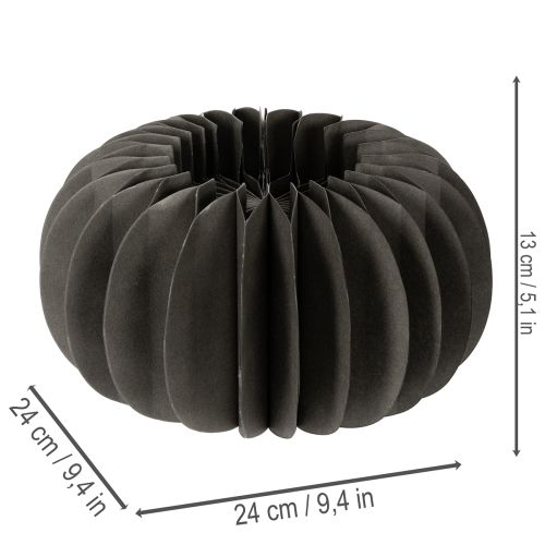 Honingraat papieren pompoen decoratie ring 24cm 4 stuks | Floristik24.nl