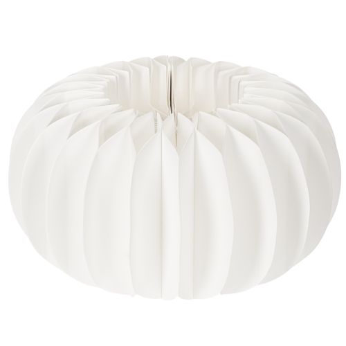 Honingraat papieren ring in de vorm van een pompoen, groot formaat, voor gedroogde bloemen en herfstdecoratie, 24 cm, 4 stuks