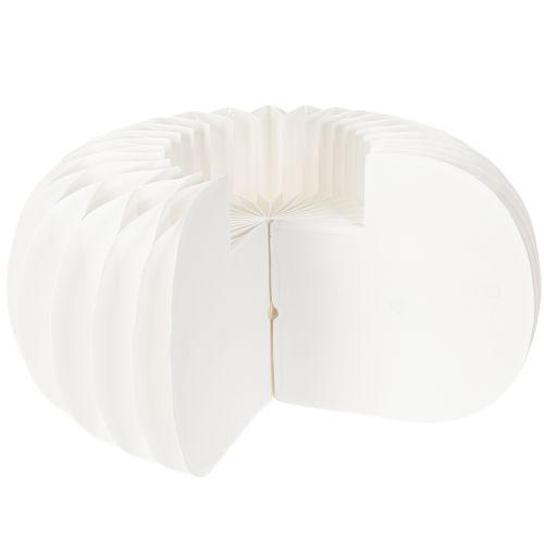 Honingraat papieren ring in de vorm van een pompoen, groot formaat, voor gedroogde bloemen en herfstdecoratie, 24 cm, 4 stuks | Floristik24.nl