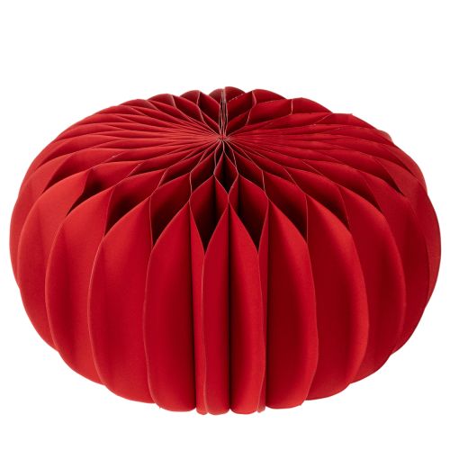 Papieren decoratie, honingraatvormige papieren pompoen, rond, moderne tafeldecoratie, 24 cm, 4 stuks | Floristik24.nl