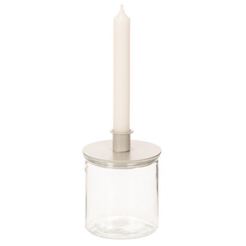 Glazen cilindervaas, transparant, veelzijdig, 10 cm, 3 stuks | Floristik24.nl