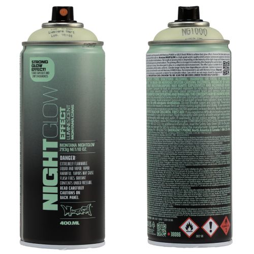 Floristik24 Fluorescerende verfspuitbus Nightglow Green 400ml
