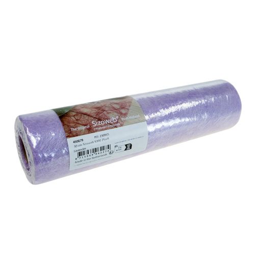 Artikel Deco fleece tafelloper Sizoweb lichtpaars 30cm 25m
