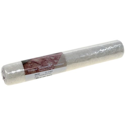 Artikel Deco fleece Sizoweb tafelloper wit 30cm 5m